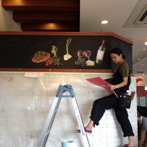 チョークアート